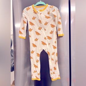 Kyte Baby Zippered Romper Butterfly Print 12-18 months